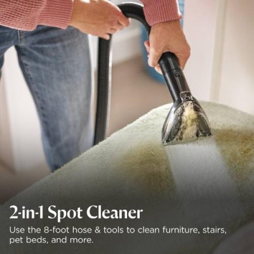 BISSELL ProHeat 2X Revolution FreshStart Pet Hair Pick-Up Carpet Cleaner 3579T 20' 11 Cleaning Path Gray‼️needs cleaning and incomplete‼️