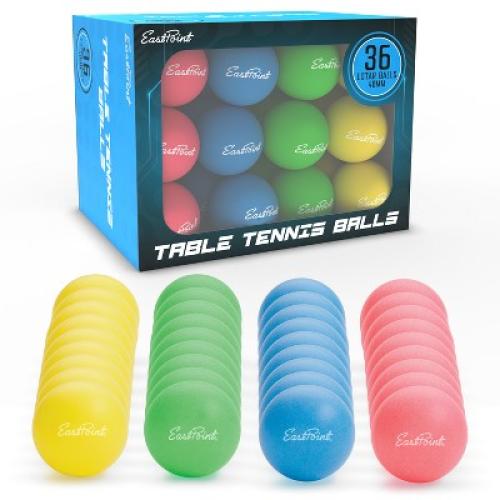 Eastpoint Penn Colored Table Tennis Balls - 36pk