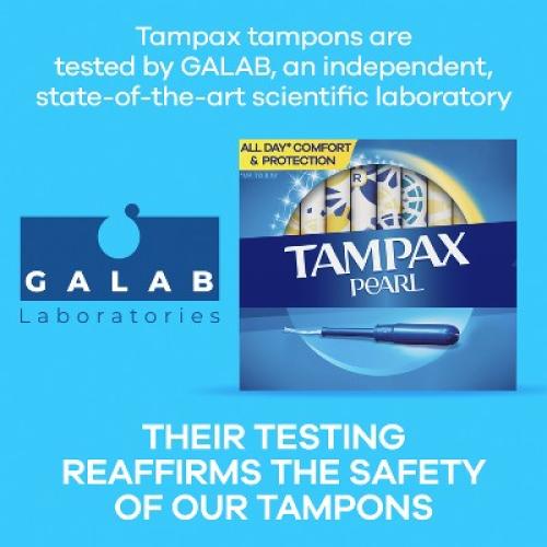Tampax Pearl Super Plus Absorbency Tampons - Unscented - 50ct