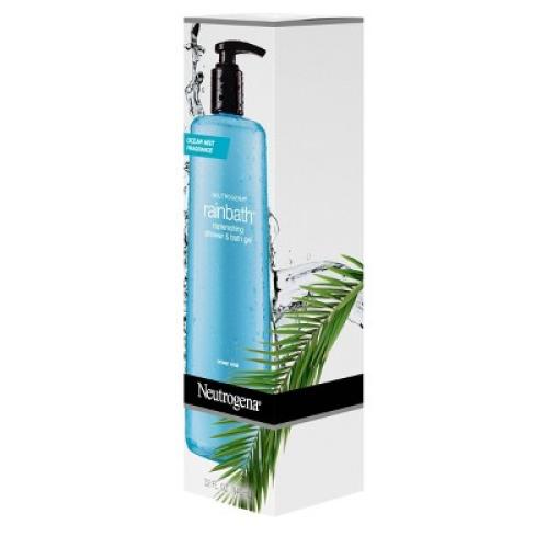 Size 32fl oz Neutrogena Rain Bath Shower & Bath Gel Ocean Mist - 32 fl oz