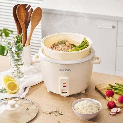 Aroma 16 Cup Rice Cooker with Pop Up Steam Tray❗MAY HAVE MISSING PIECES/NEEDS CLEANING❗