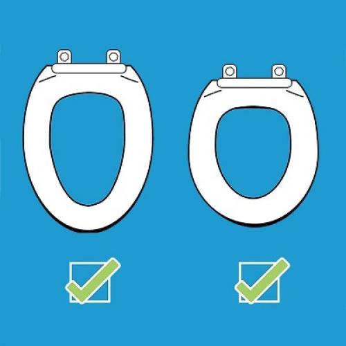 Carex Raised Toilet Seat - White