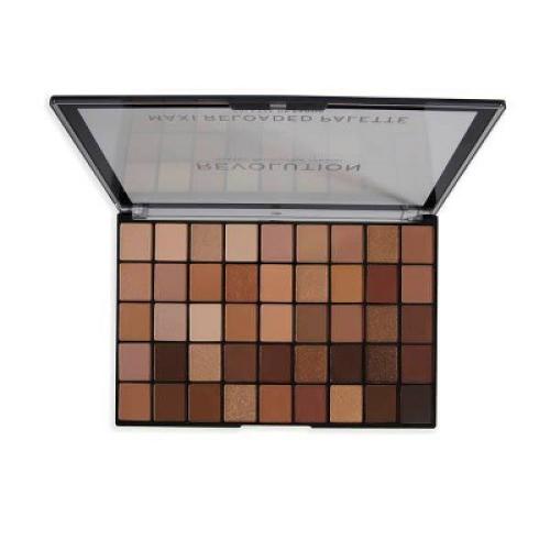 Multicolor Makeup Revolution Maxi Reloaded  Eyeshadow Palette - Ultimate Nudes - 0.27oz