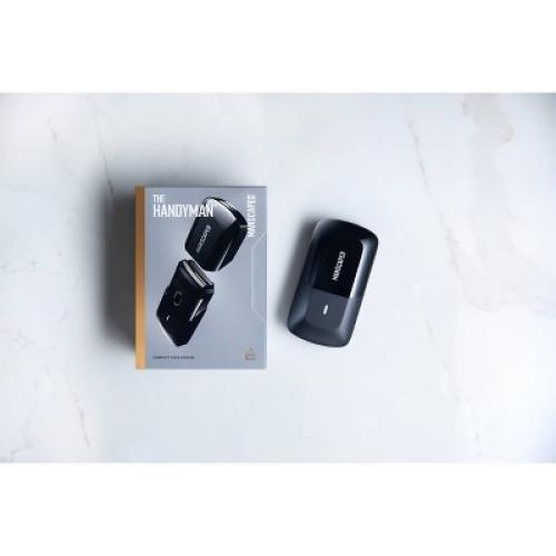 MANSCAPED The Handyman Compact Face Shaver, Portable SkinSafe Men's Travel Facial Hair Electric Razor