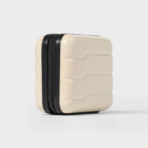 (2 included silver and green) Hardside Dopp Kit Case - Open Story