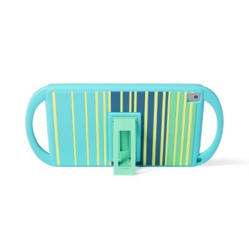 Komar Kids Blue/Green Stripes Kids' iPad Case w/Stand
