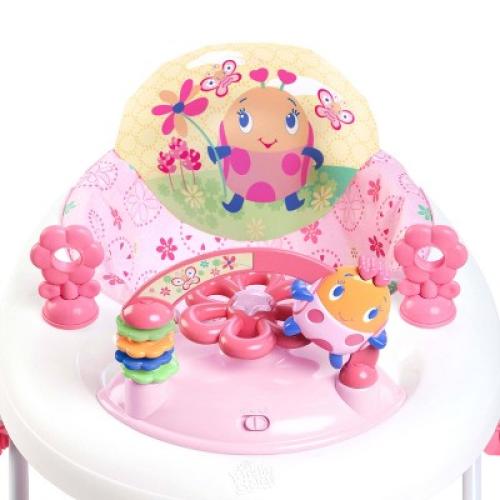 Bright Starts Pretty in Pink Walk-A-Bout Baby Walker - JuneBerry Delight
