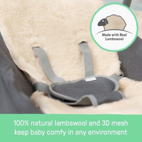 Ingenuity Every Season Swing 'n Go Portable Baby Swing - Wesley - Beige