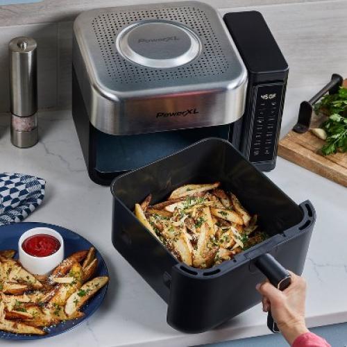 PowerXL 8qt Air Max Air Fryer ( The air fryer is missing the screws to assemble a part)