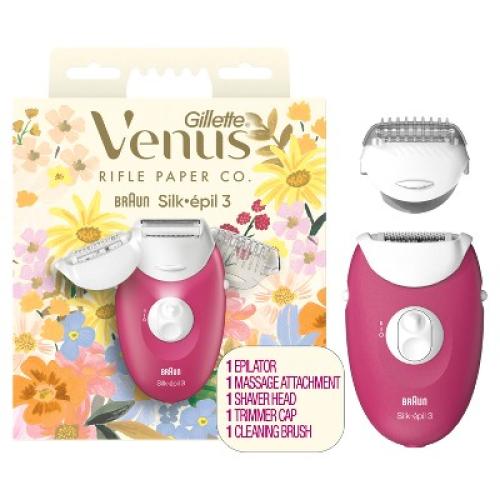 Rifle Paper Co.   Venus Epilator with Shaver & Trimmer Attachments