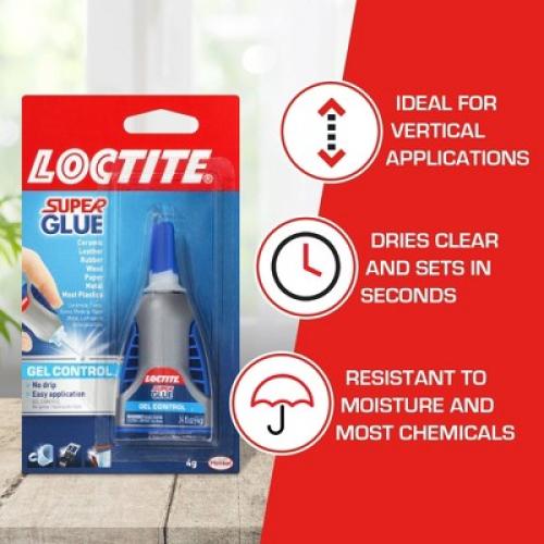 6 Pack Loctite 4g Gel Control Super Glue