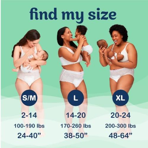 Always Discreet Postpartum Underwear Maxi Pad - Large - 14ct