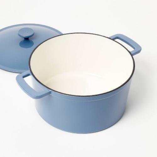 7.5qt Enamel Dutch Oven Blue - Figmint™