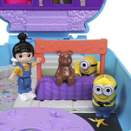 Mattel - Mattel - Polly Pocket Minions Compact Playset with Accessories and Dolls