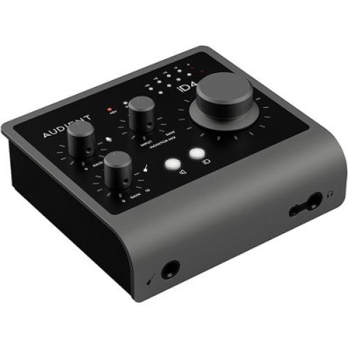 Black Audient iD4 MKII Desktop 2x2 USB Type-C Audio Interface