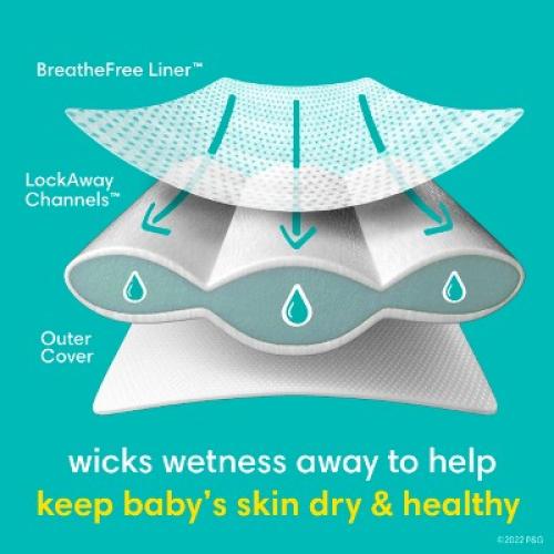 Pampers Swaddlers Active Baby Diapers Enormous Pack - Size 3 - 136ct