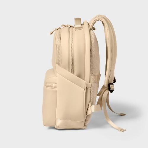 14L Faux Neoprene Backpack - All In Motion™ Cream: Water Repellent, Fits 16 Laptop ‼️a little stains‼️