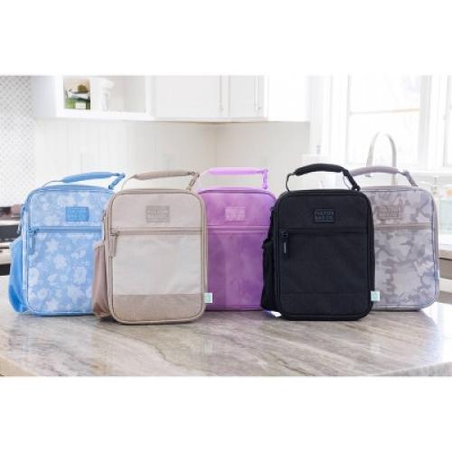 Fulton Bag Co. Upright Lunch Bag - Gray Camo: BPA-Free Polyester Molded Carrier