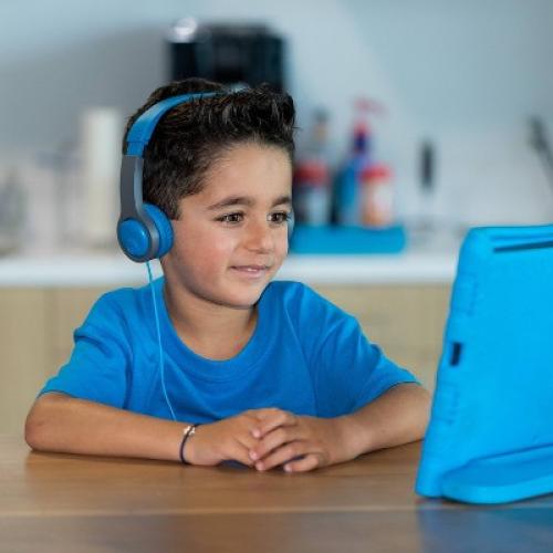 JLab JBuddies Folding Gen 2 Kids Headphones - Blue/Gray