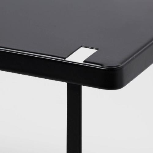 Metal Stacking Shelf with Powder Coated Finish Black - Brightroom™