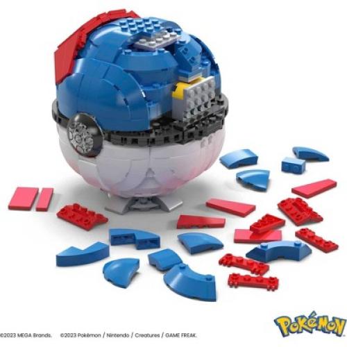 MEGA Pokemon Jumbo Great Ball Building Kit with Lights - 299pcs