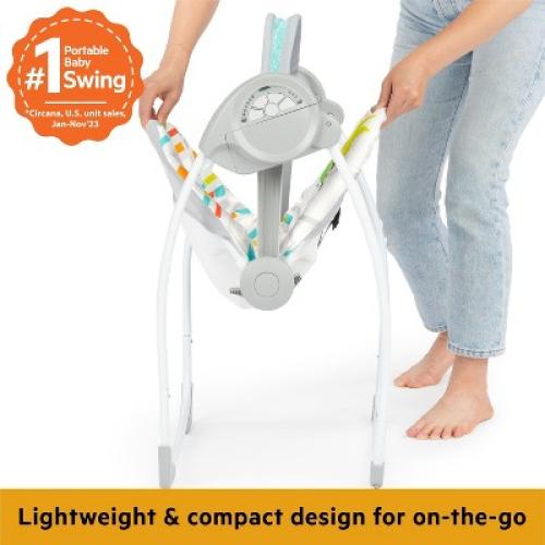 Bright Starts Playful Paradise Portable Baby Swing