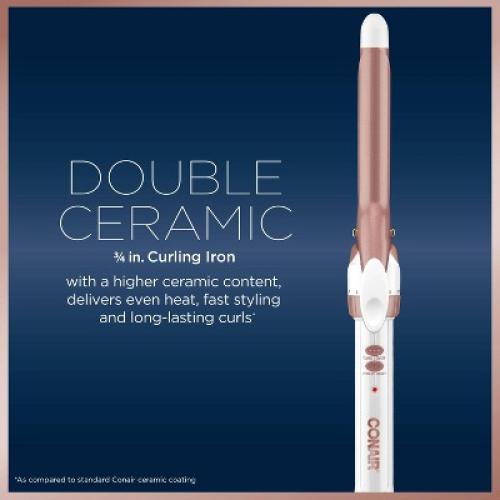 Conair Double Ceramic Curling Iron - 3/4