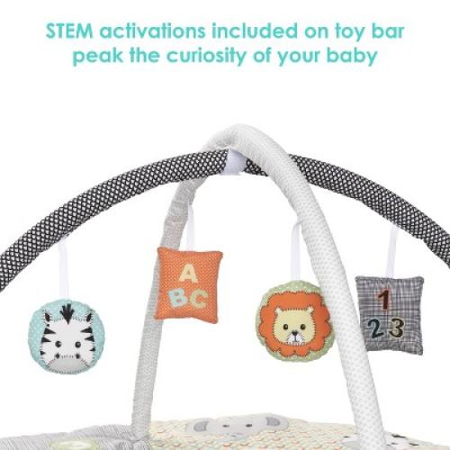 Baby Trend Play Suite 3-in-1 Quick-Fold Playard with Baby Gym - Quartz Stone