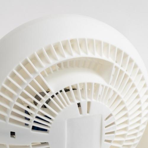 IRIS WOOZOO Oscillating Air Circulator Fan, White