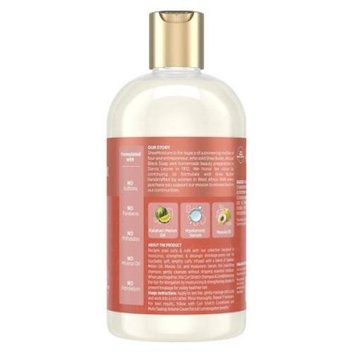 SheaMoisture Curl Stretch Shampoo Kalahari Melon Oil & Marula Oil Infused with Hyaluronic Serum for Type 4 Hair - 13 fl oz