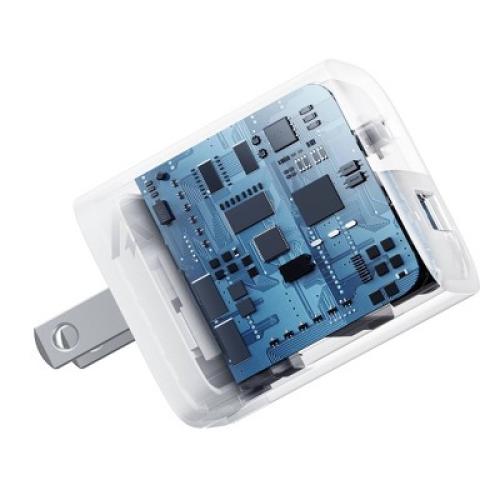 Anker 2 Port 33W Wall Charger with 6' USB-C to USB-C Cable - White