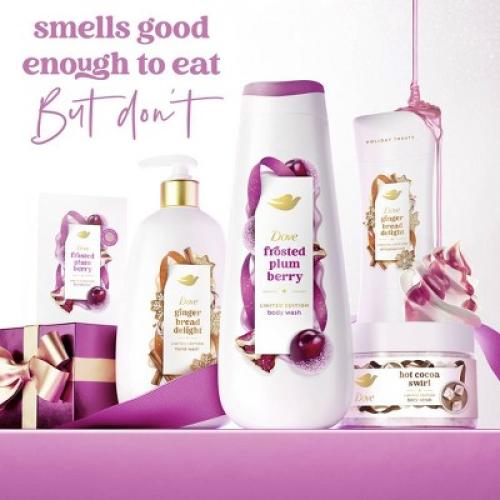 Dove Beauty Limited Edition Holiday Treat Body Wash - Frosted Plum Berry 2 pack