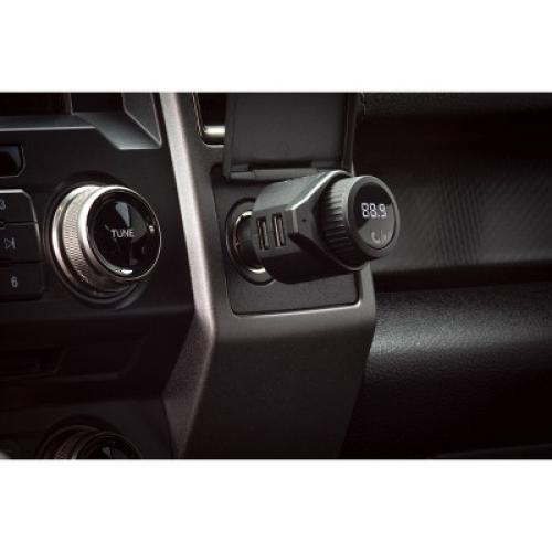 Scosche Bluetooth FM Transmitter (2.4A/12W 2-Port USB-A) - Black