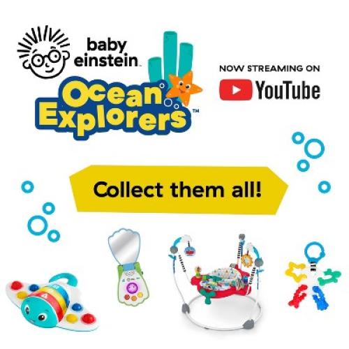 Baby Einstein Ocean Explorers Airplane Adventure 2-in-1 Activity Jumper