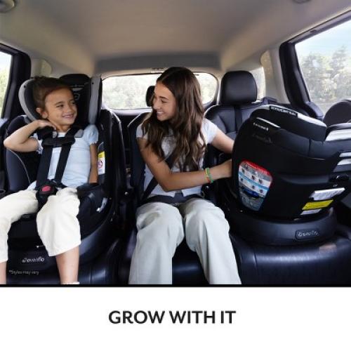 Evenflo Revolve 360 Slim 2-in-1 Rotational Convertible Car Seat - Canton Black