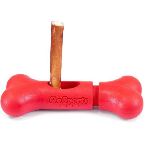 Red 8 GoSports Chew Champ Bully Stick Holder for Dogs - 8 Inch