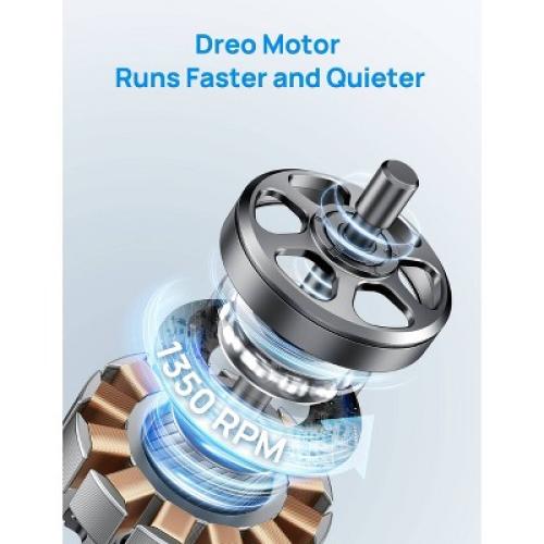 Dreo 42 Cruiser Pro T1 Oscillating Bladeless Remote Tower Fan White