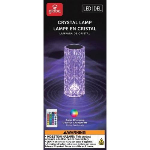 Globe Electric Crystal Lamp (2PK)