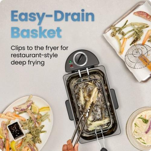 Chefman 3.2qt Stainless Steel Deep Fryer
