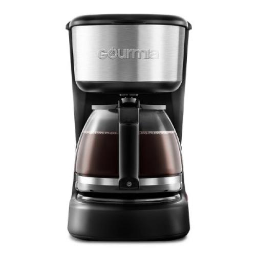 Gourmia 5 Cup One-Touch Switch Coffee Maker with Auto Keep Warm Black: Small Drip Coffee Machine, 700W, Basket Filter ‼️has stains‼️and has mild scratches ‼️
