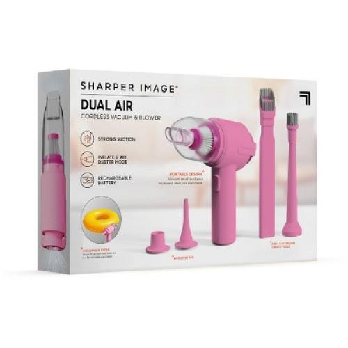 Sharper Image Cordless Handheld Vacuum and Blower Pink