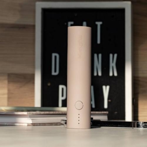 myCharge 4500mAh Power & Go Pocket Power Bank - Beige