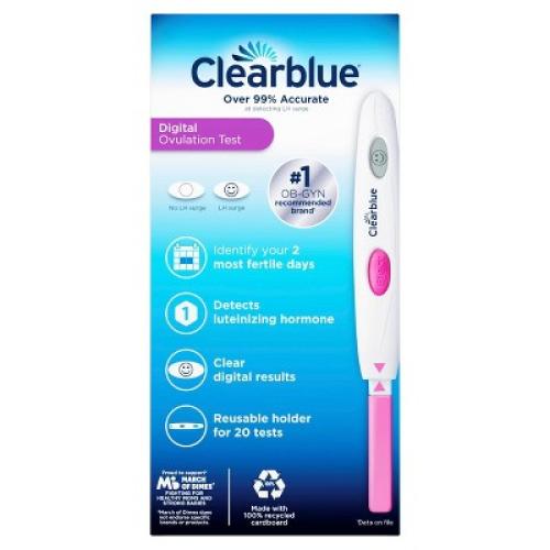 Clearblue Digital Ovulation Predictor Kit with Digital Ovulation Test Results - 20ct
