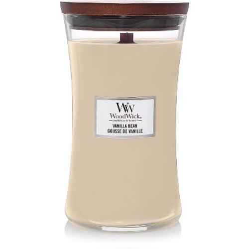 WoodWick Premium Candle - Soy Wax Blend - Hourglass Collection Scented Candle - Large, 22 oz, Vanilla Bean