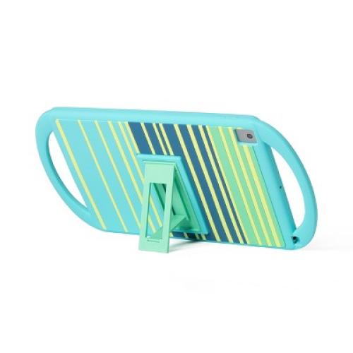 Komar Kids Blue/Green Stripes Kids' iPad Case w/Stand