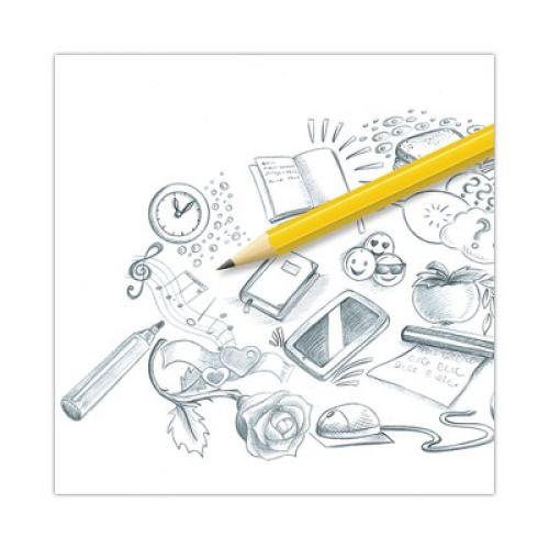 Staedtler Woodcase Pencil, HB (#2), Black Lead, Yellow Barrel