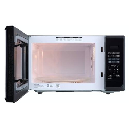BLACK DECKER 1.1 cu ft 1000W Microwave Oven - Stainless Steel Black