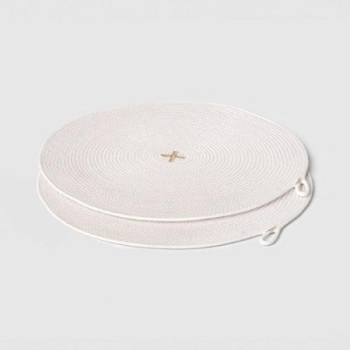 2pk Rope Charger Ivory - Threshold ❕good condition ❕