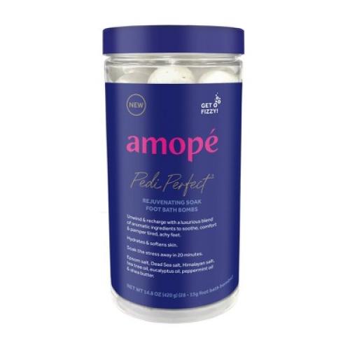 Amope Pedi Perfect Rejuvenating Foot Soak Bath Bombs - 14.8oz