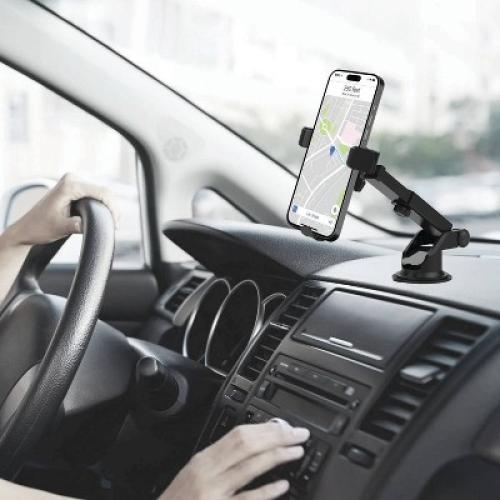 Energizer Car Accessory Dash and Window Extendable Mount: Automotive Electronics, iPhone Holder, Black, 1-Year Warranty